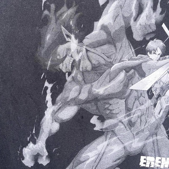 Attack On Titan Season 2 Eren Jaeger Graphic Anime Tee - Picture 5 of 7